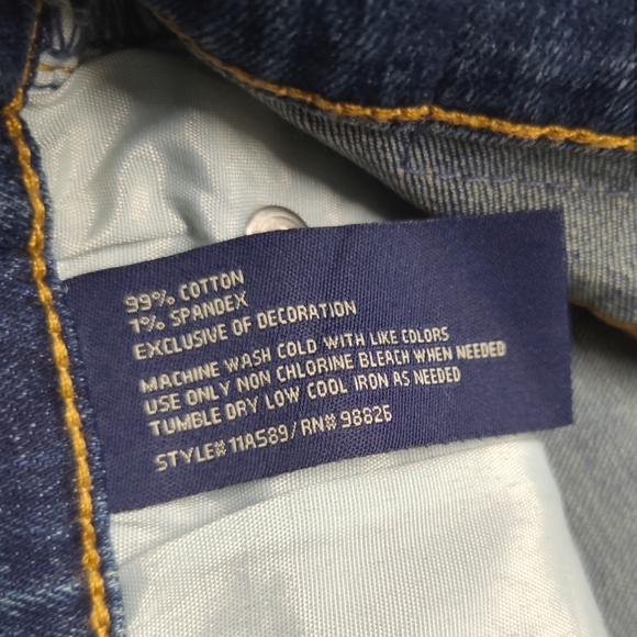 U.S. POLO ASSN. JEAN SHORTS MENS SIZE W36 BLUE DENIM ACTIVATE STRETCH NEW - Picture 8 of 9